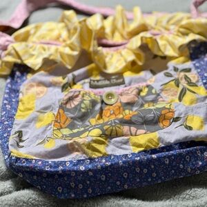 Matilda Jane Yellow and Blue Floral Crossbody Bag